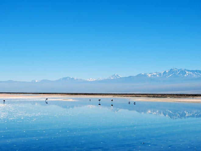 Lagoas Salar do Atacama