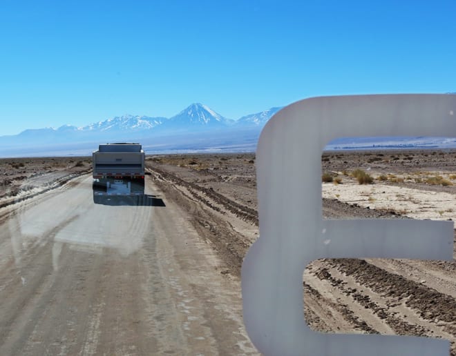 estrada deserto do atacama