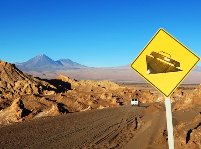 Vale da Lua no Atacama