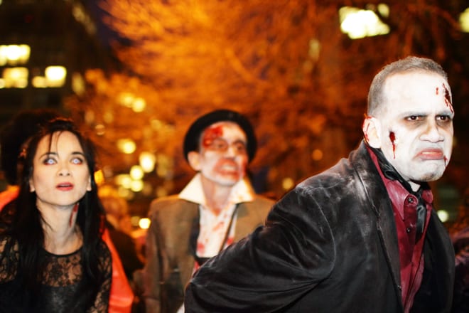 Village Halloween Parede New York Halloween em Nova York na Village Halloween Parede