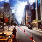 Vivendo e aprendendo: Ciclofaixa em São Paulo – Um roteiro para conhecer São Paulo de bicicleta (Parte I) Ciclofaixa da Av. Paulista em São Paulo