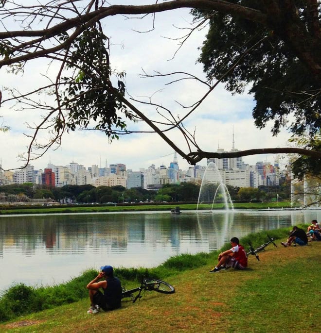 Parque do Ibirapuera em São Paulo