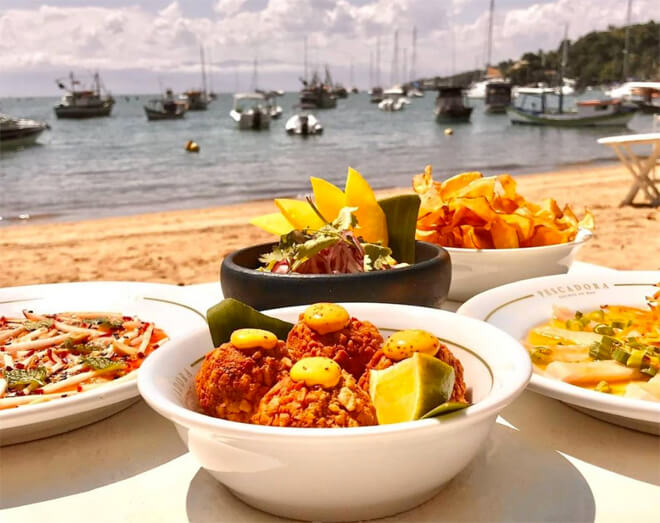 A pescadora cozinha do Mar - restaurante Ilhabela