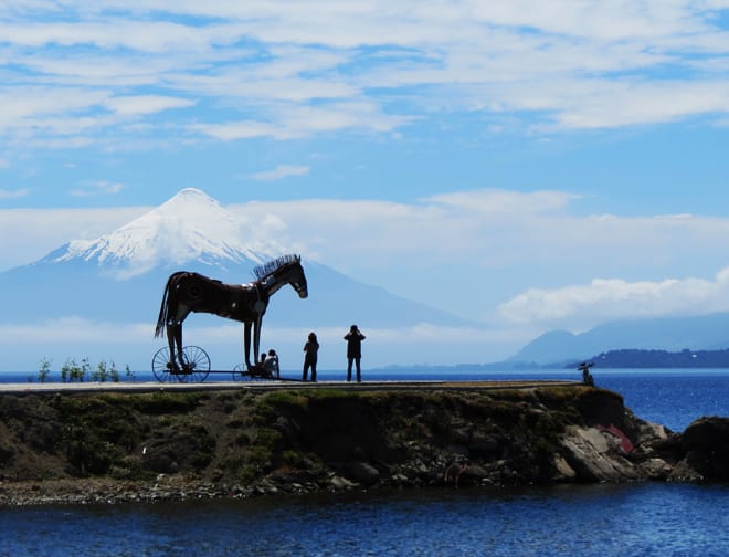 Escultura "Cavalo de Tróia"