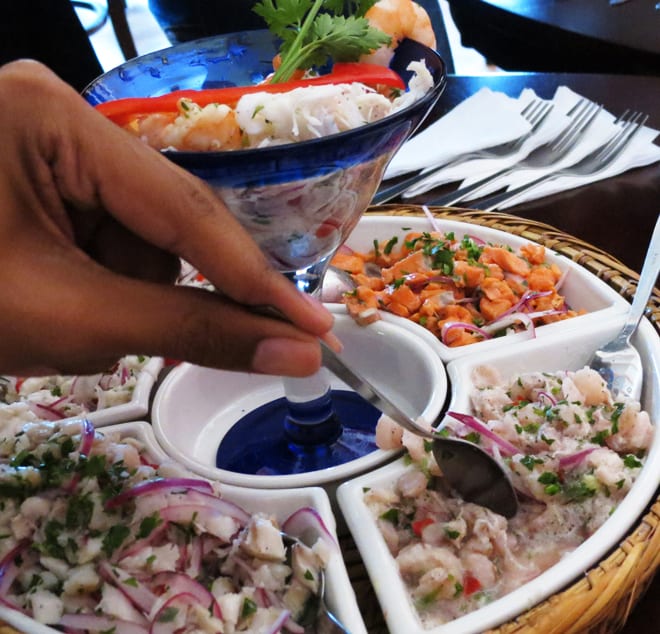 Ceviche: uma das comidas típicas do Chile