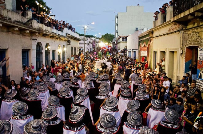 Carnaval no Uruguai, Desfile das Chamadas 