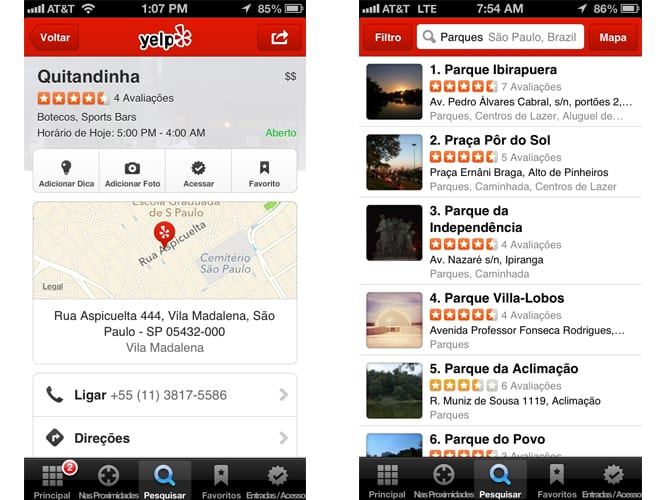 App Yelp