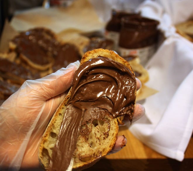 Pão com Nutella Eataly