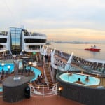 Próxima viagem: Conhecendo de perto o navio MSC Divina Piscinas e jacuzzis