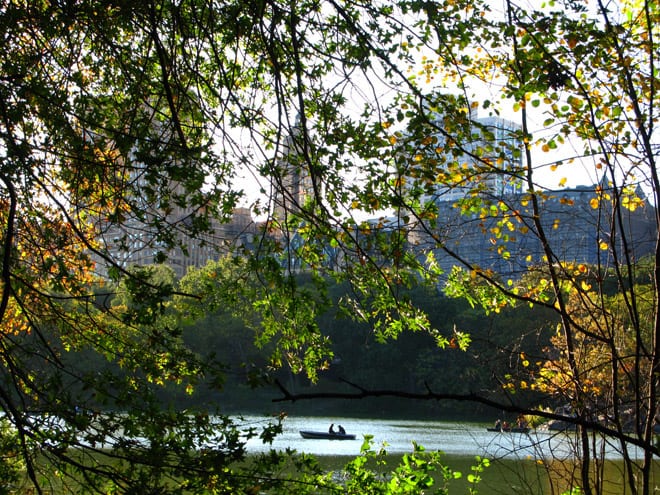 Ramble e vista do lago