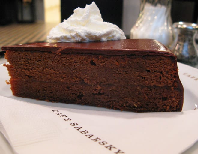 Cafe Sabarasky Sachertorte