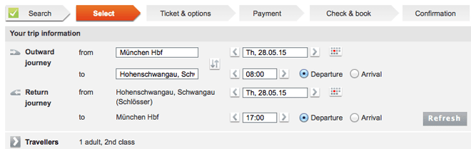 Bayern Ticket Neuschwanstein