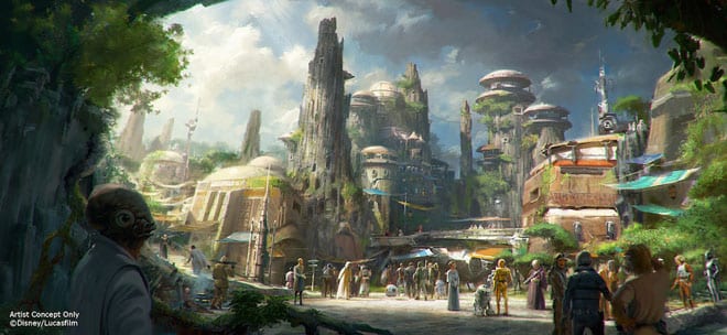 Novo parque Star Wars na Disney Foto: Disney/Divulgação