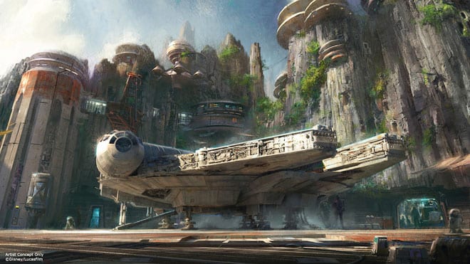 Novo parque Star Wars na Disney Foto: Disney/Divulgação