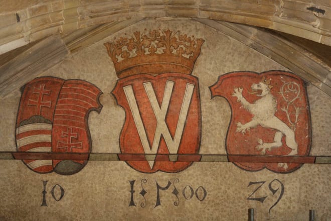 Monograma Rei Vladislav Jagiello Castelo de Praga