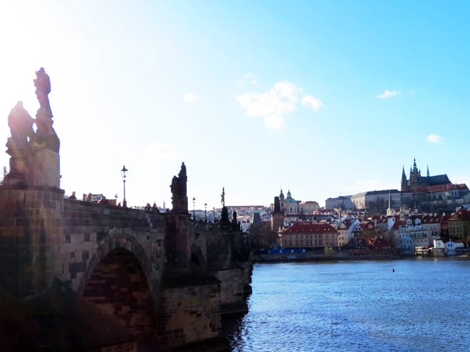 Ponte Carlos e Castelo de Praga