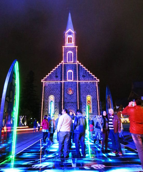 Igreja Matriz de Gramado - Natal Luz 2015