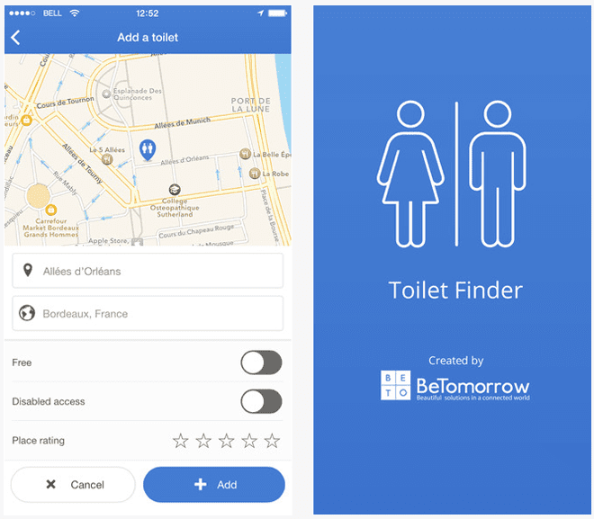 APP Toilet Finder