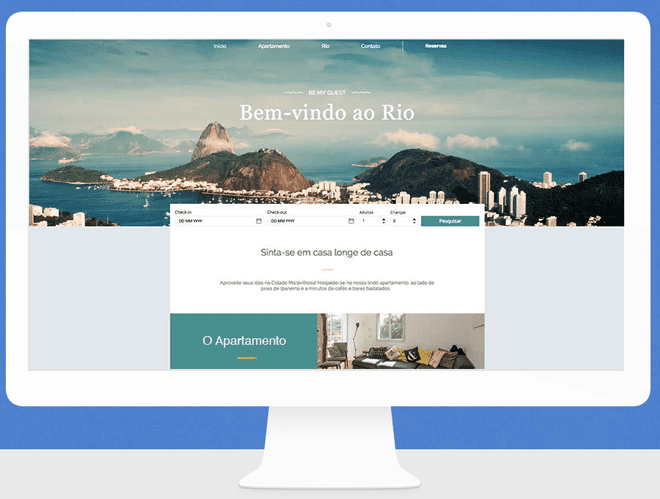 Modelo de site #IssoéRio Olimpiadas Rio de Janeiro