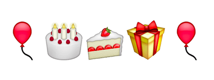 aniversario emoji