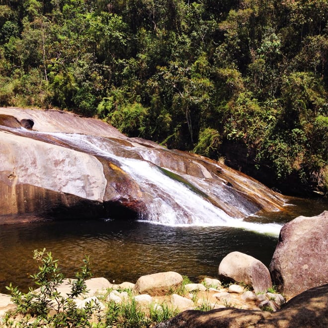 Cachoeira do Escorrega em Visconde de Mauá