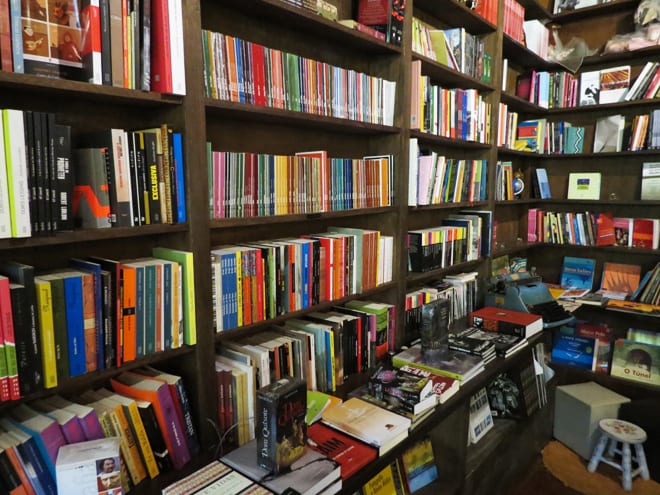 Livraria do restaurante Bistro das Meninas