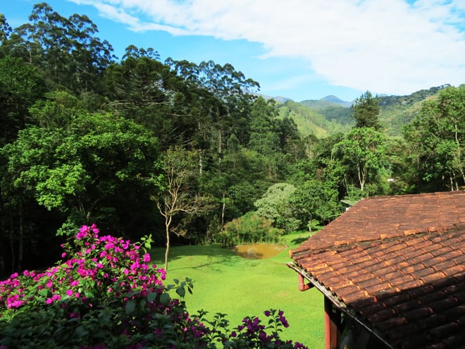 Vista da Pousada Tijupá, uma das melhores pousadas em Visconde de Mauá