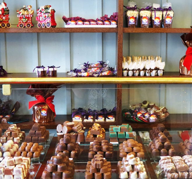 Loja de chocolate em Penedo