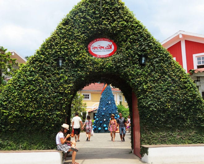 Entrada da Pequena Finlândia em Penedo