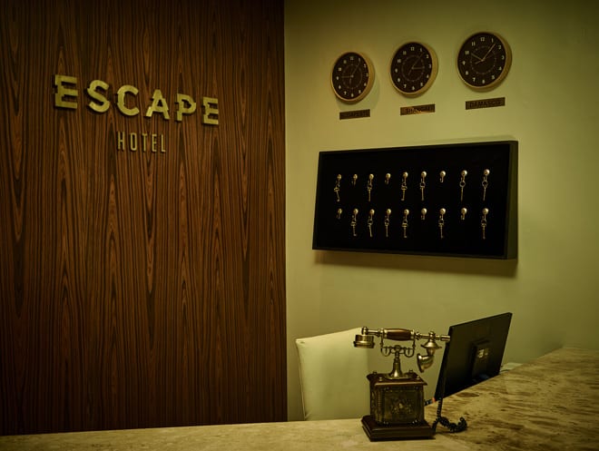 Escape Hotel - recepção