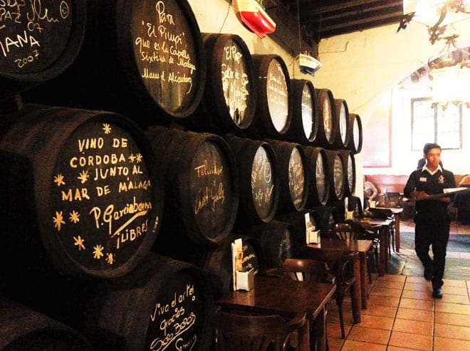 Bodega Bar El Pimpi Malaga