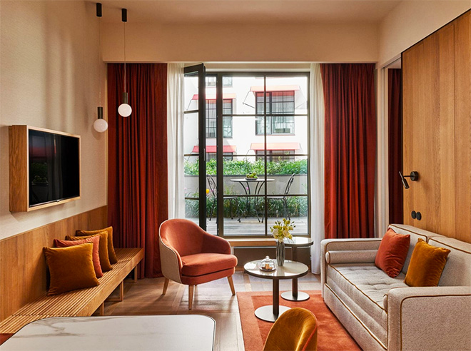 Suíte do Hotel The julius Prague