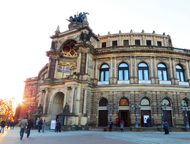 Opera Semperoper em Dresden