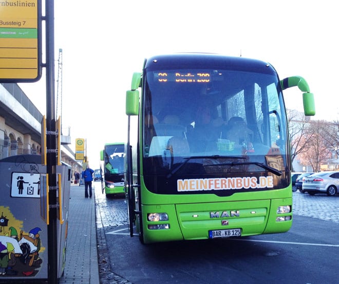 Onibus na Alemanha da MeinFernBus