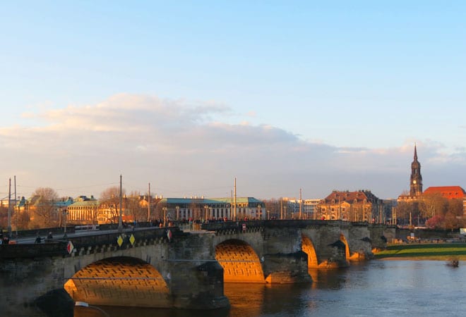 Visao de Neustadt em Dresden