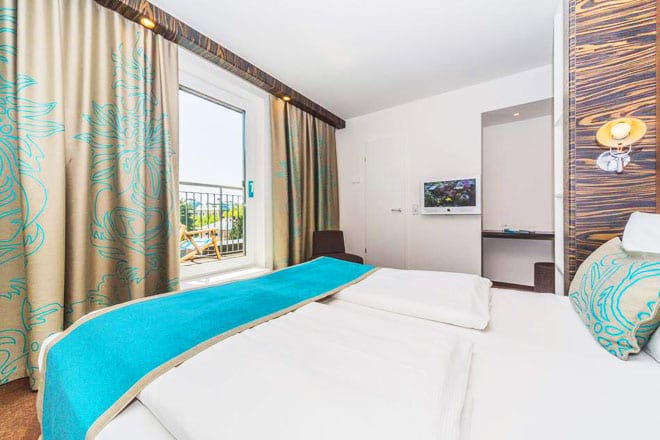 Quarto do Motel One Dresden – Palaisplatz, em Neustadt