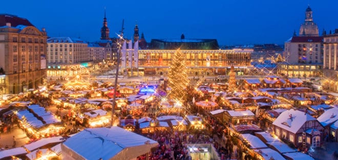 Striezelmarkt, o mercado de Natal em Dresden