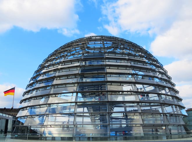 Cúpula do Reichstag em Berlim