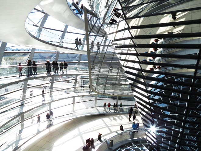 Cupula do Reichstag em Berlim