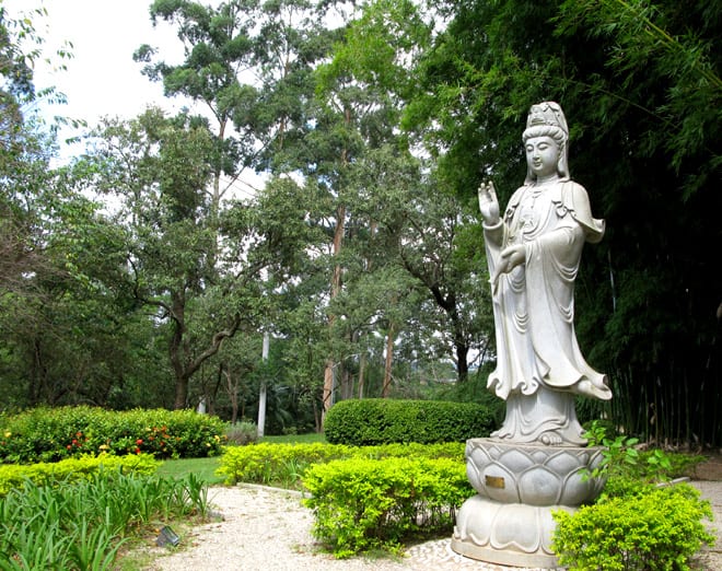 Buda Jardim Templo Zu Lai