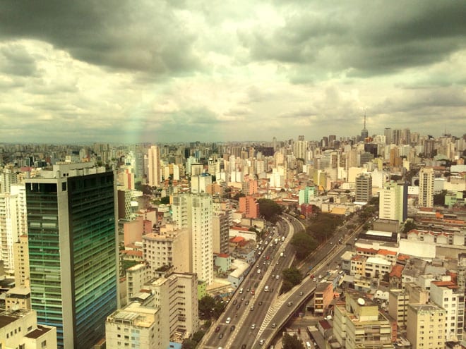 Vista do novo hotel Ca'd'Oro em São Paulo