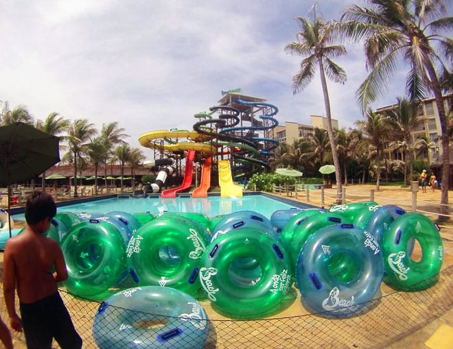 Toboáguas doparque aquático Beach Park