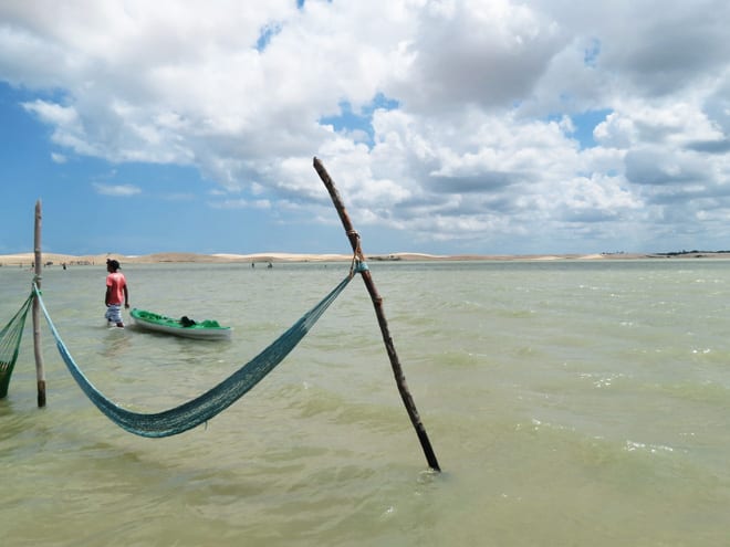 Lagoa Grande em Jericoacoara, hoje em dia a mais cheia de água. Foto: GC/Blog Vambora!