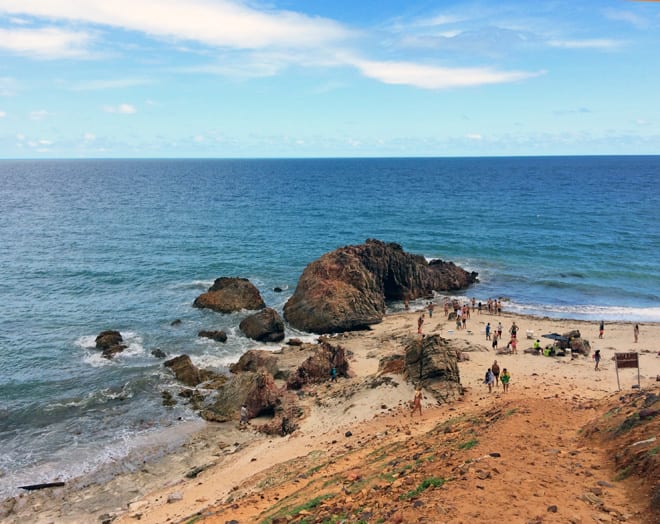 Pedra Furada vista da Serra do Serrote. Foto: GC/Blog Vambora!