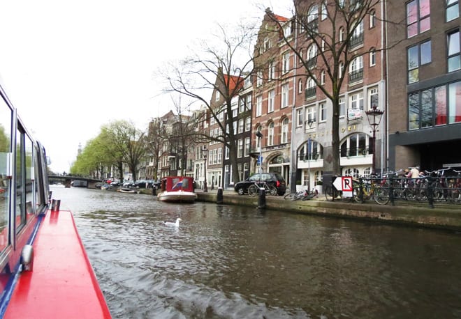 Passeio de barco em Amsterdam
