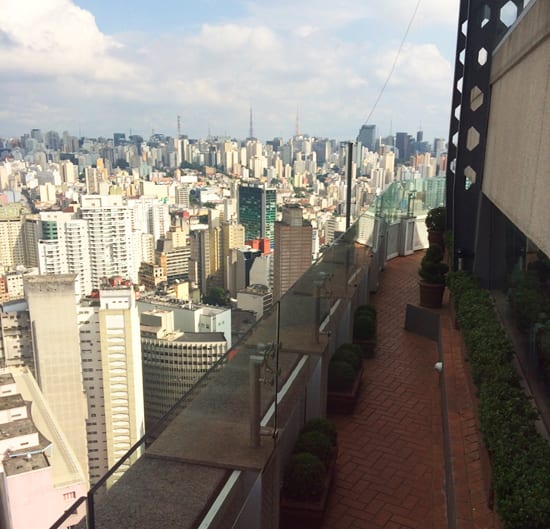 Terraço no alto do Edifício Itália no centro de São Paulo. Foto: GC/Blog Vambora!