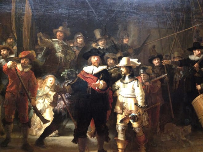 Ronda Noturna de Rembrandt.