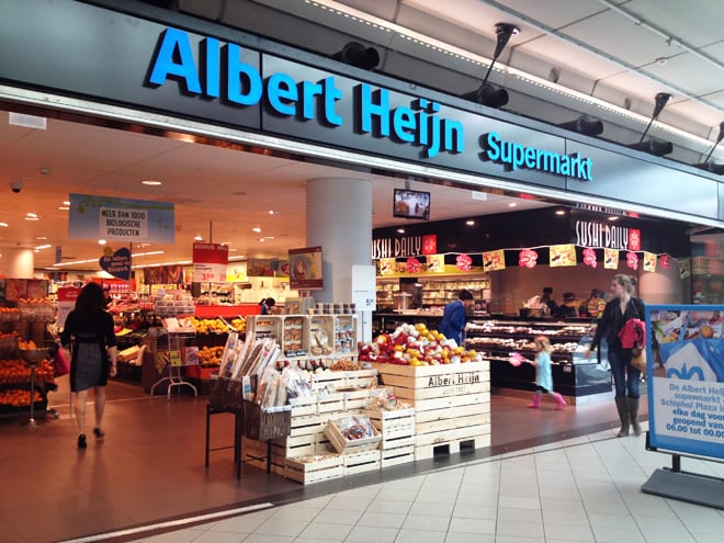 Supermercado Albert Heijn em Amsterdam. Foto: GC/Blog Vambora!