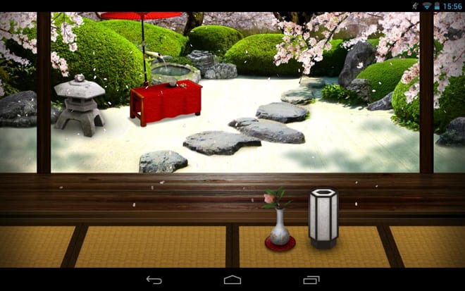 Aplicativo para relaxar Zen Garden. Foto: Divulgação