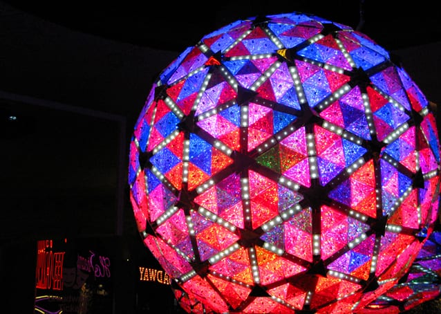 A New Year's Eve Ball em Times Square. Foto: GC/Blog Vambora!